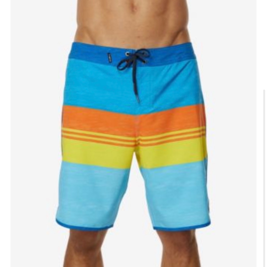 Men's Four Square Stretch Boardshorts
